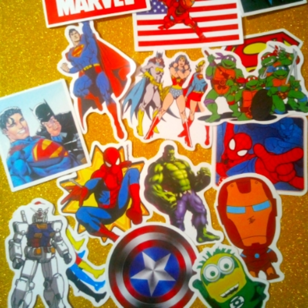 Superhero Stickers